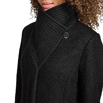 ジャケット・アウター sheller Handmade stitch wool jacket coat Kenneth Cole Women's Outerwear Coat,black,XSMALL : Amazon.ca